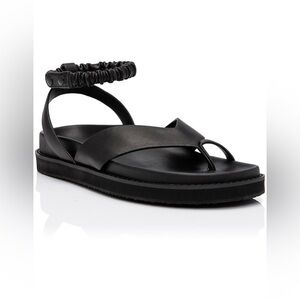 Jonathan Simkhai Talie Platform Sandals In Black Size 7